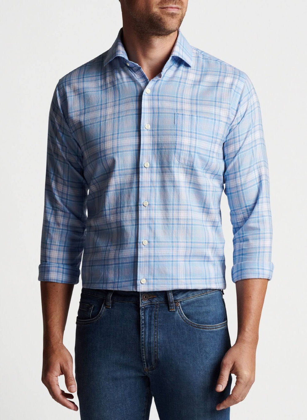 Peter Millar Pawley Summer Soft Cotton Sport Shirt