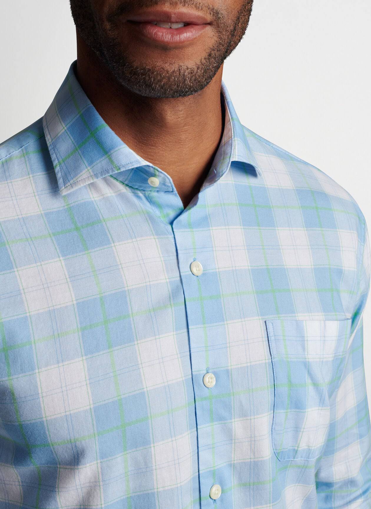 Peter Millar Rosemont Summer Soft Cotton Sport Shirt