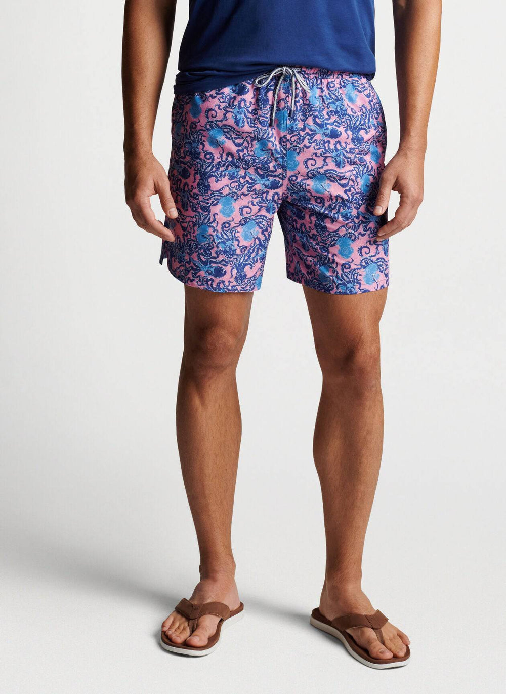 Peter Millar Too Many Tentacles Swim Trunk