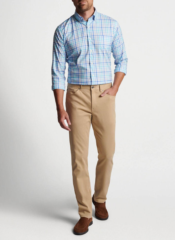 Peter Millar Walker Cotton-Stretch Sport Shirt