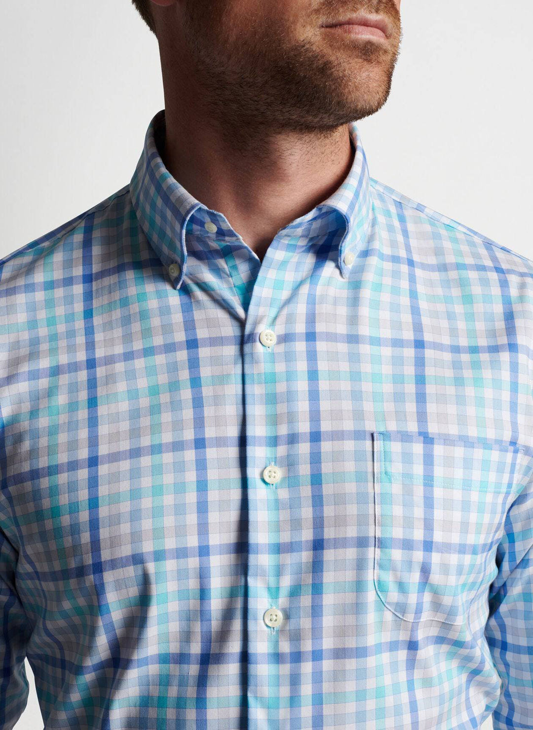 Peter Millar Walker Cotton-Stretch Sport Shirt