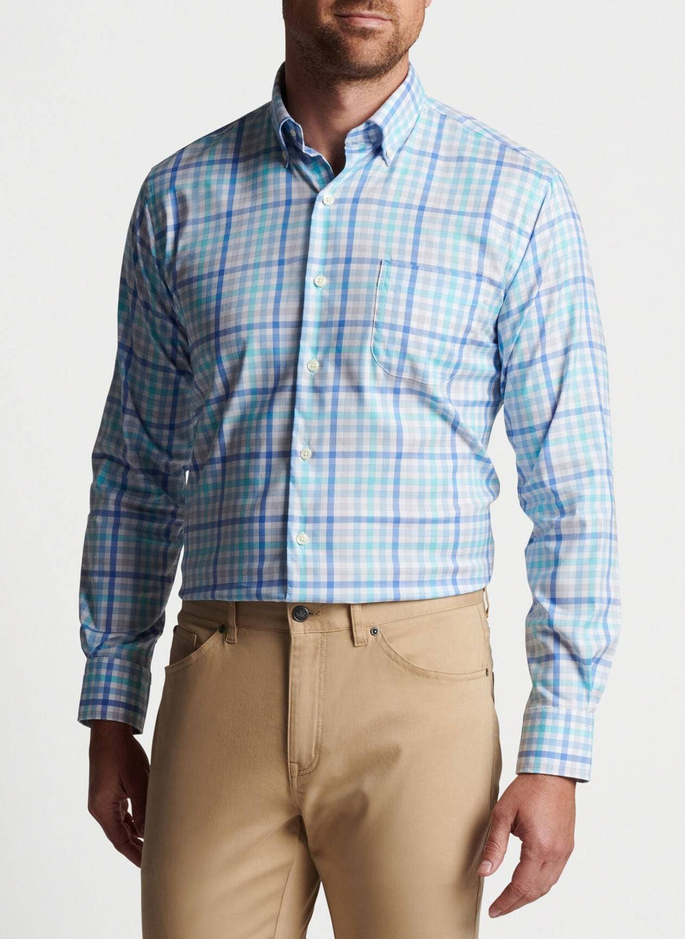 Peter Millar Walker Cotton-Stretch Sport Shirt