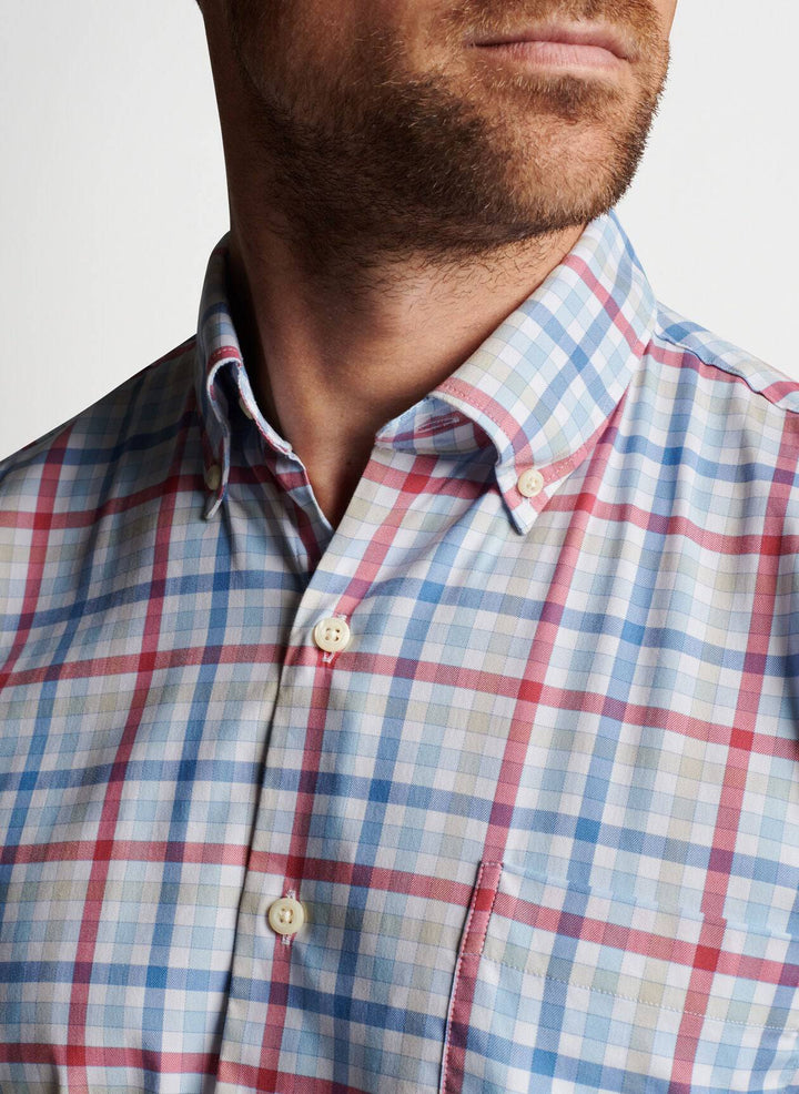 Peter Millar Walker Cotton-Stretch Sport Shirt