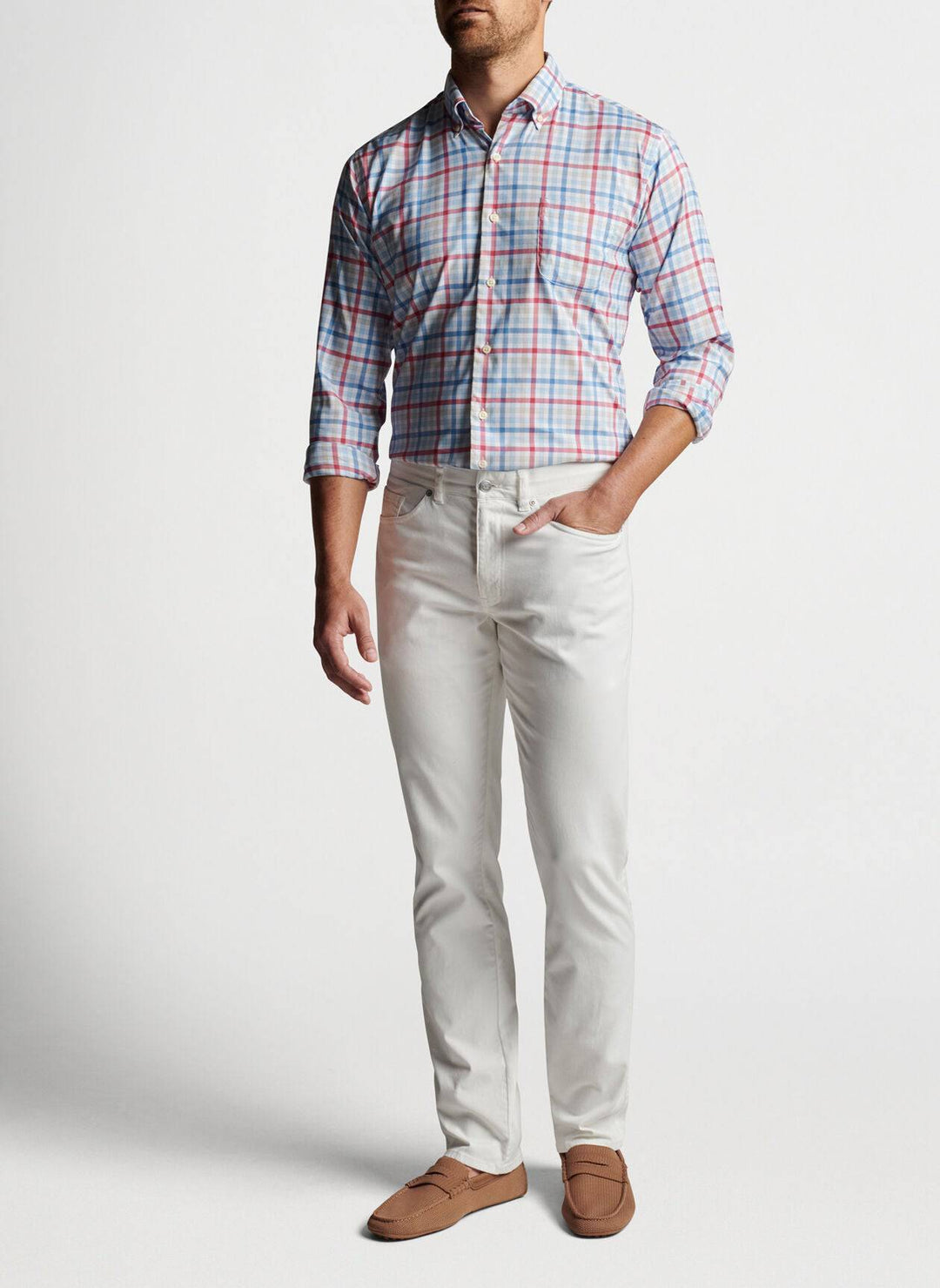 Peter Millar Walker Cotton-Stretch Sport Shirt
