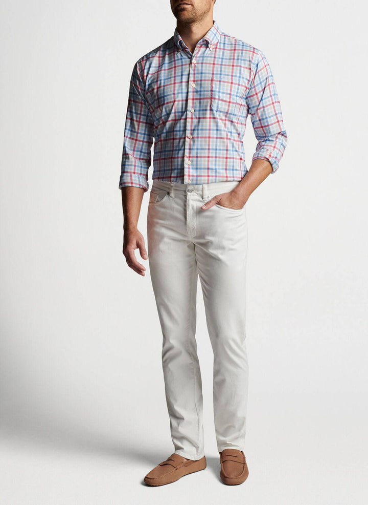 Peter Millar Walker Cotton-Stretch Sport Shirt