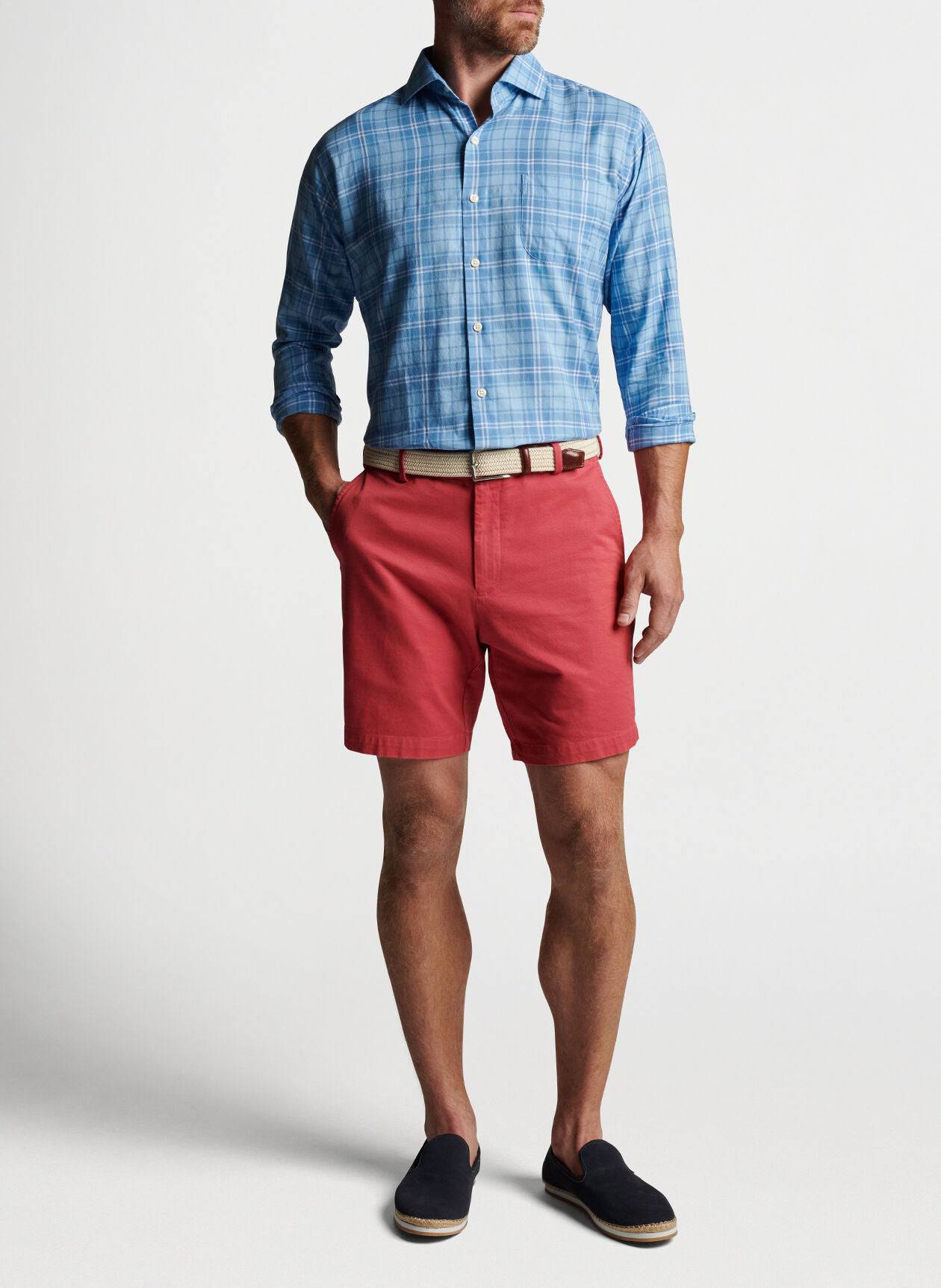 Peter Millar Yates Summer Soft Cotton Sport Shirt