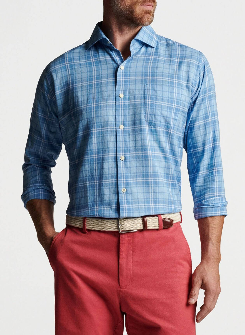 Peter Millar Yates Summer Soft Cotton Sport Shirt