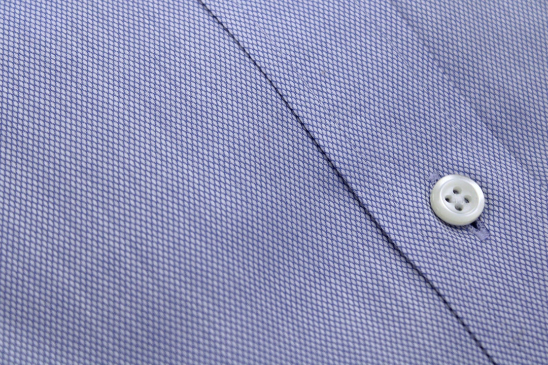 John Hyatt Royal Oxford Spread Collar Shirt