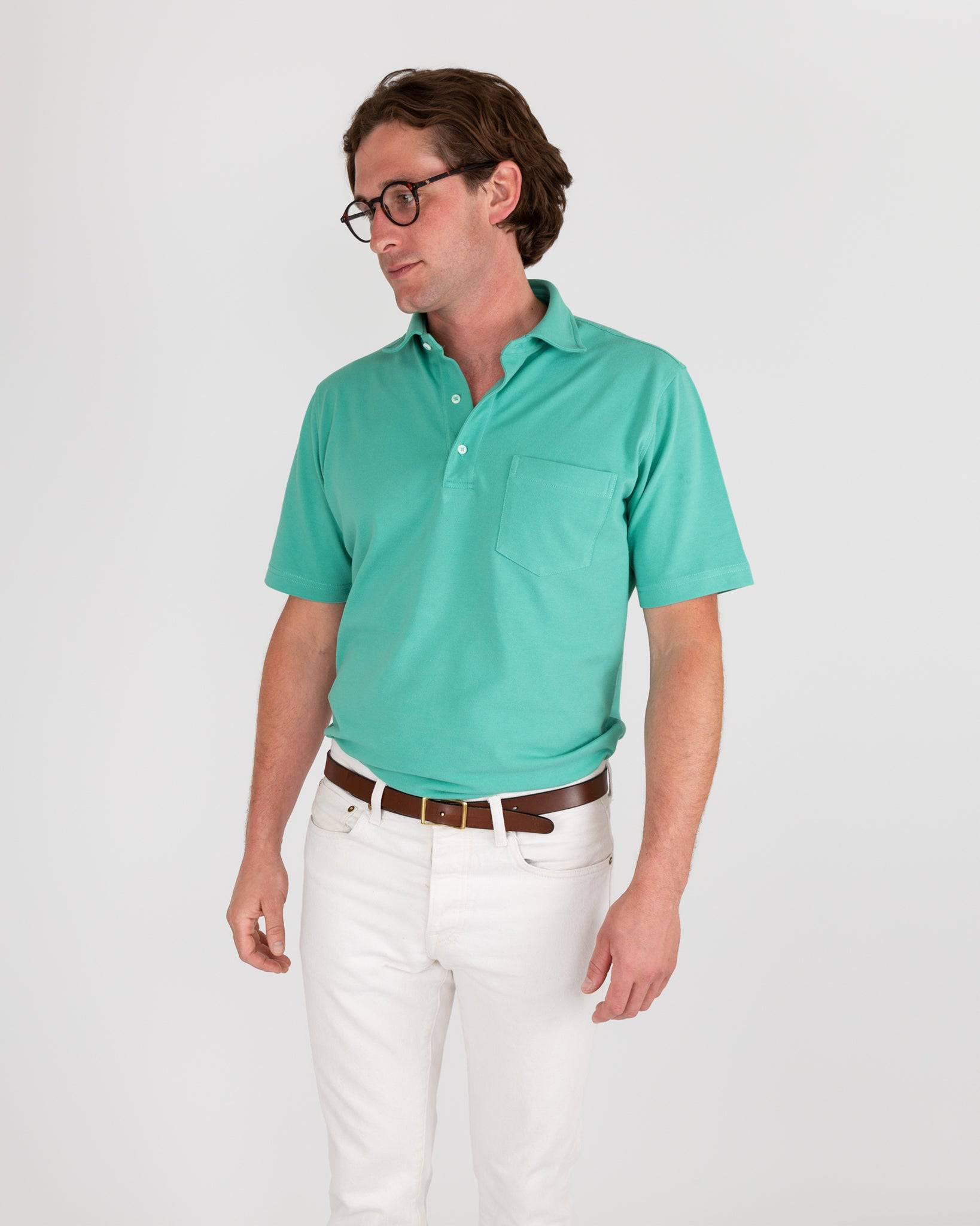 Sid Mashburn Short-Sleeved Pique Polo