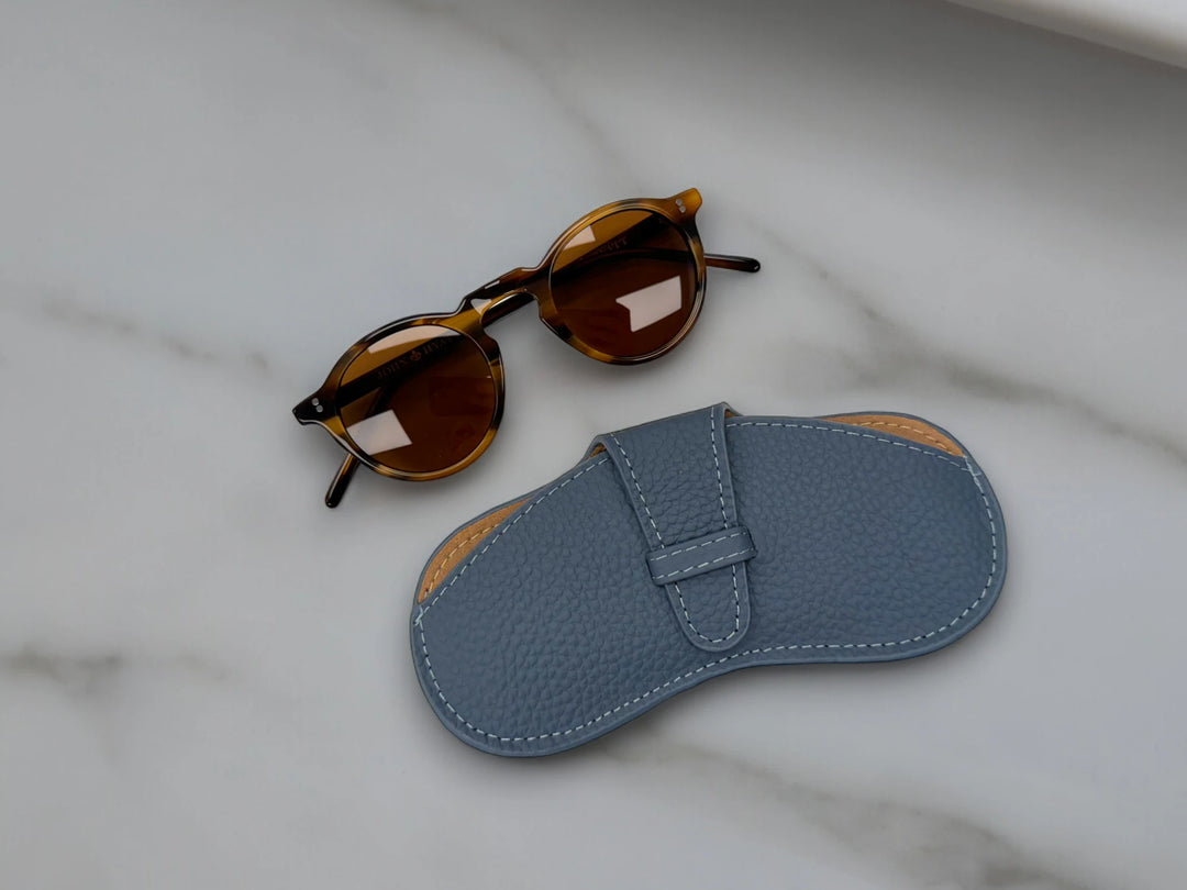 John Hyatt Leather Glasses Pouch