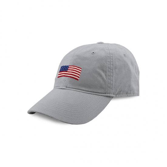 Smathers & Branson American Flag Needlepoint Hat