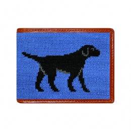 Smathers & Branson Black Lab Needlepoint Bi-Fold Wallet