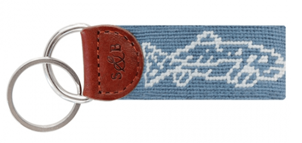 Smathers & Branson Catch of the Day Needlepoint Key Fob