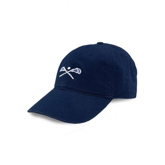 Smathers & Branson Crossed Lax Sticks Needlepoint Hat