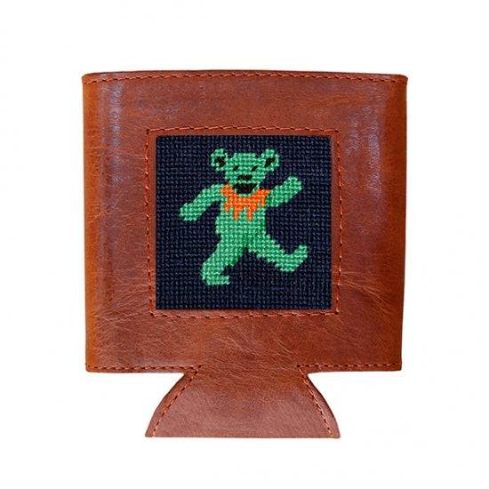 Smathers & Branson Dancing Bear Needlepoint Can Cooler