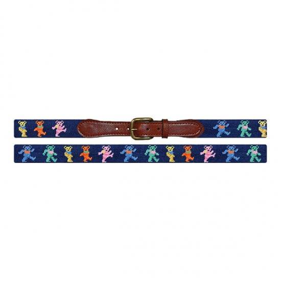 Smathers & Branson Dancing Bears Needlepoint Belt