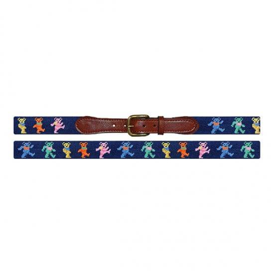 Smathers & Branson Dancing Bears Needlepoint Belt