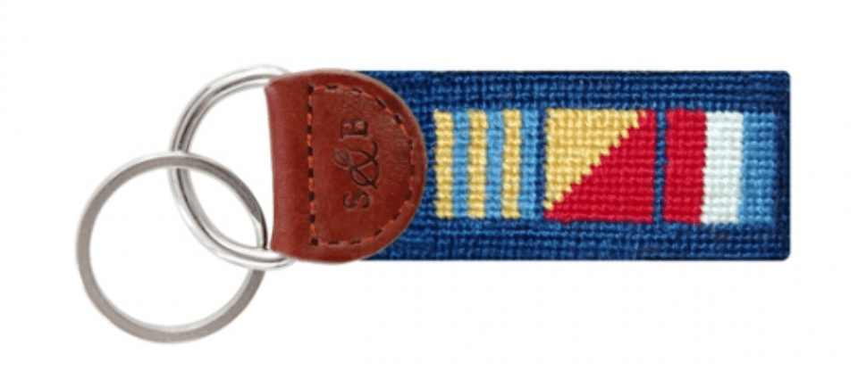 Smathers & Branson Got Rum Needlepoint Key Fob & Branson
