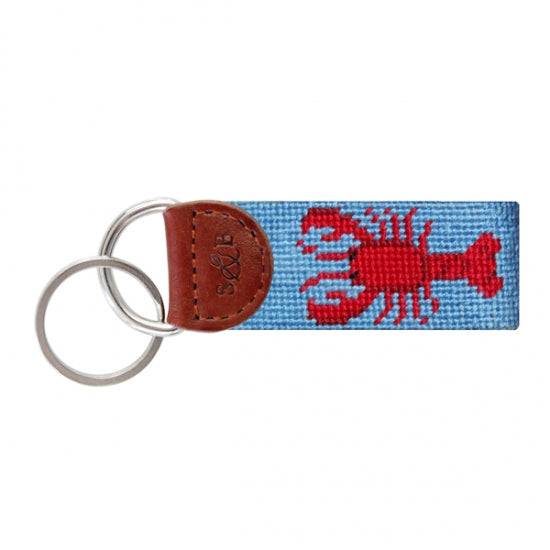 Smathers & Branson Lobster Needlepoint Key Fob