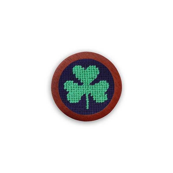 Smathers & Branson Shamrock Needlepoint Golf Ball Marker
