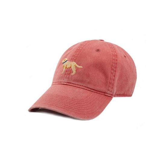 Smathers & Branson Yellow Lab Nantucket Red® Needlepoint Hat