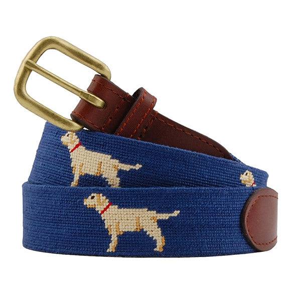 Smathers & Branson Yellow Lab Needlepoint Belt