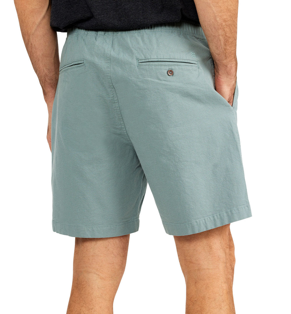 Free Fly Men's Stretch Canvas Short – 7" Shale Green MCVSH7