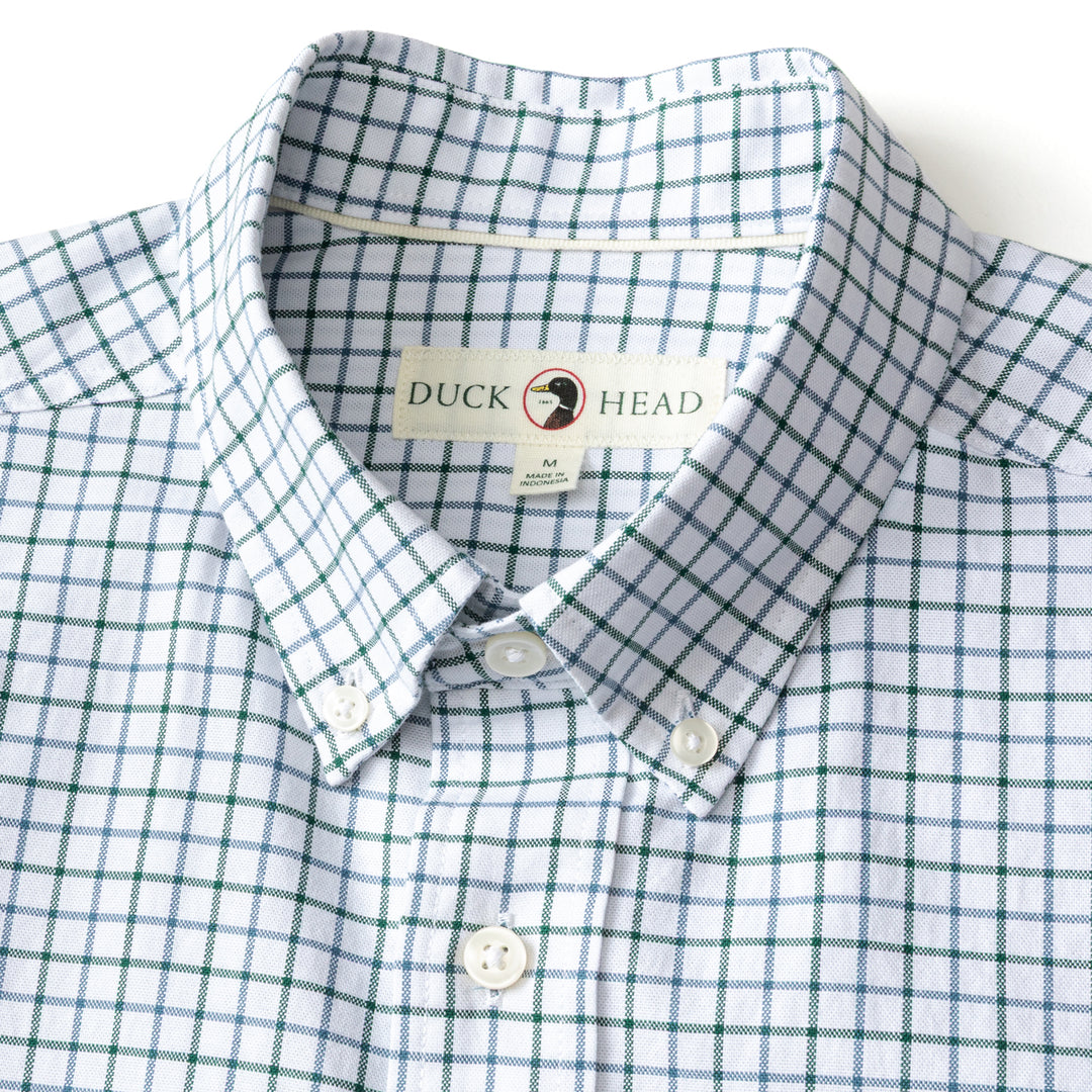 Kline Plaid Cotton Oxford Sport Shirt