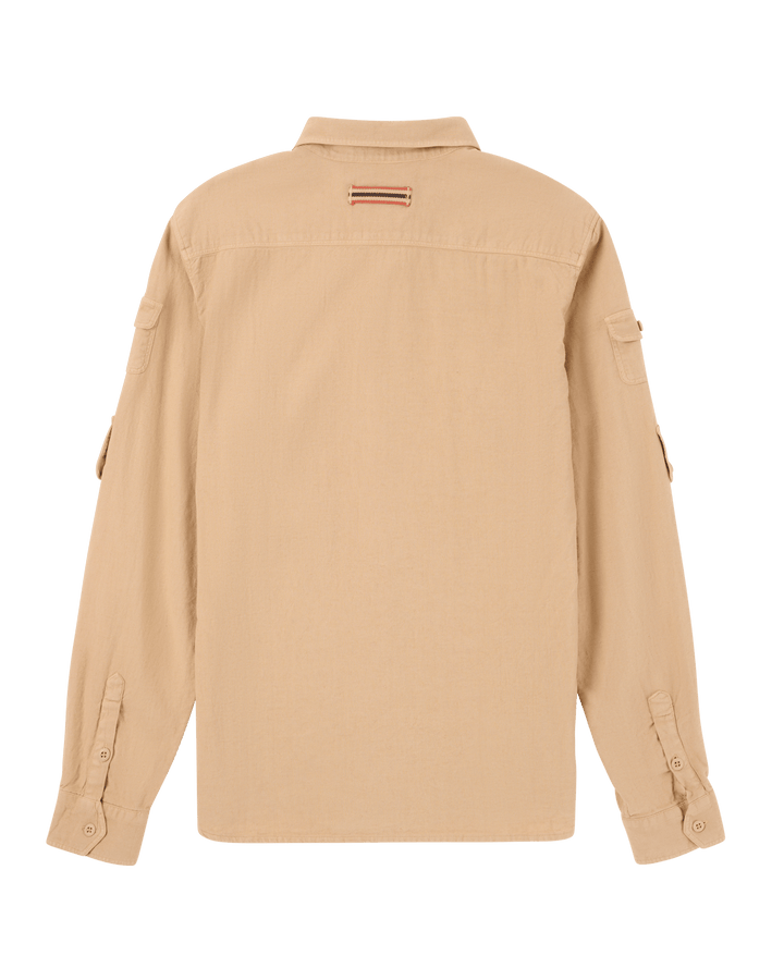 Amundsen Traveller's Linen Shirt Mens Khaki MSH69