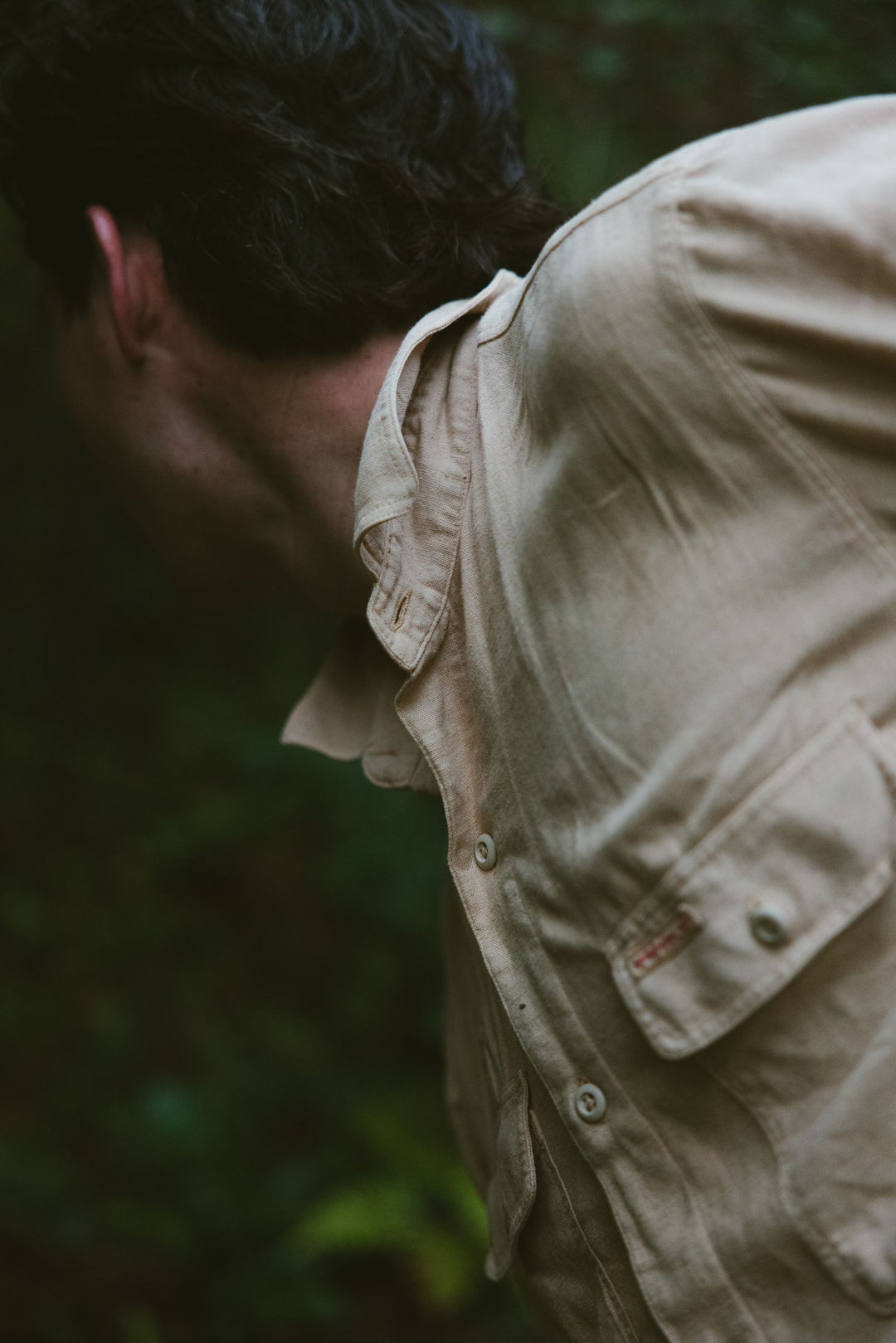 Amundsen Traveller's Linen Shirt Mens Khaki MSH69