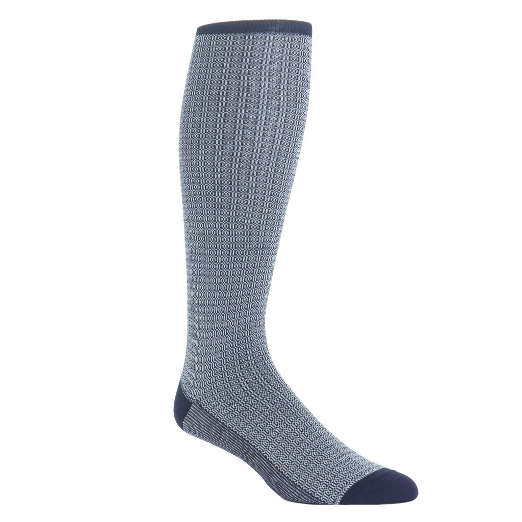 John Hyatt Chain Link Cotton Dress Sock