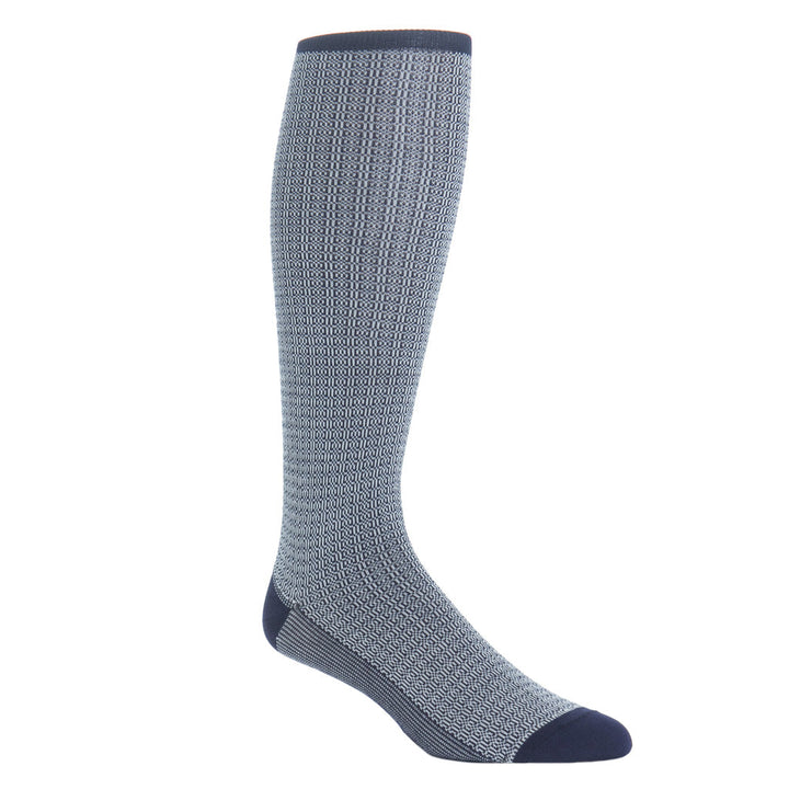 John Hyatt Chain Link Cotton Dress Sock