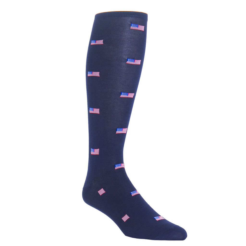 The Shirt Shop Socks - American Flags (Navy) The Shirt Shop Socks - American Flags (Navy)