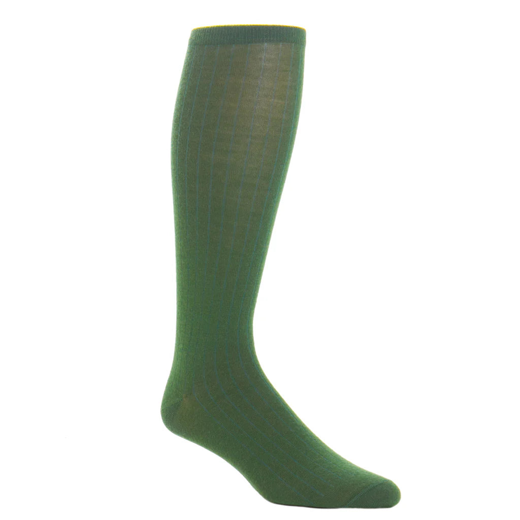 John Hyatt Solid Merino Dress Sock - Pine, Pine / Midcalf John Hyatt Solid Merino Dress Sock - Pine, Pine / Midcalf