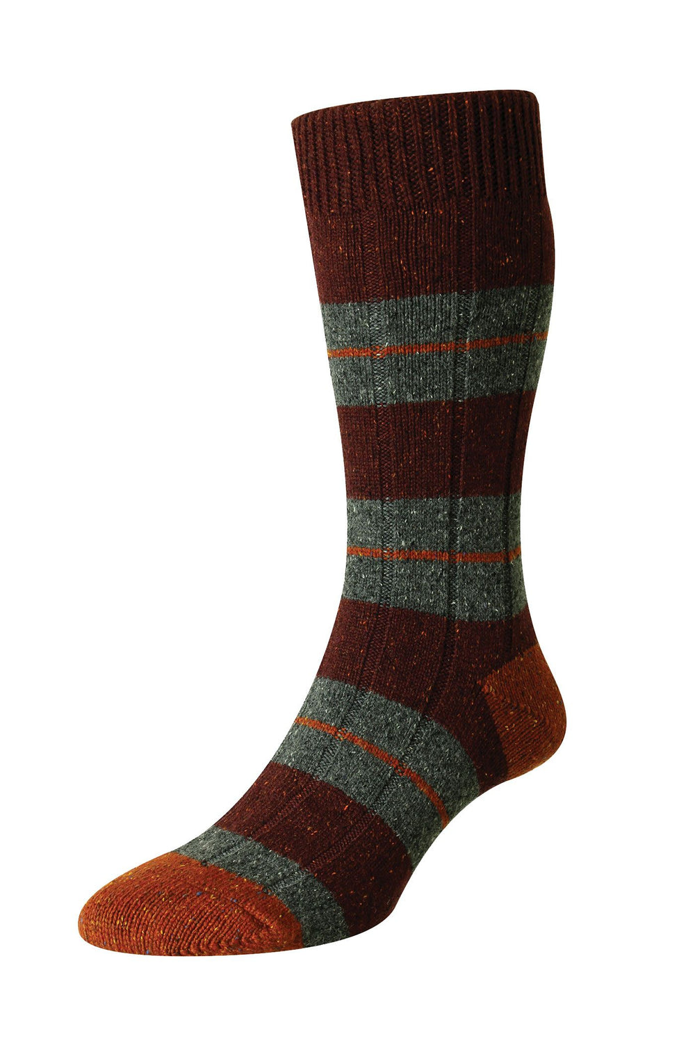 Pantherella Bayfield Striped Wool Socks