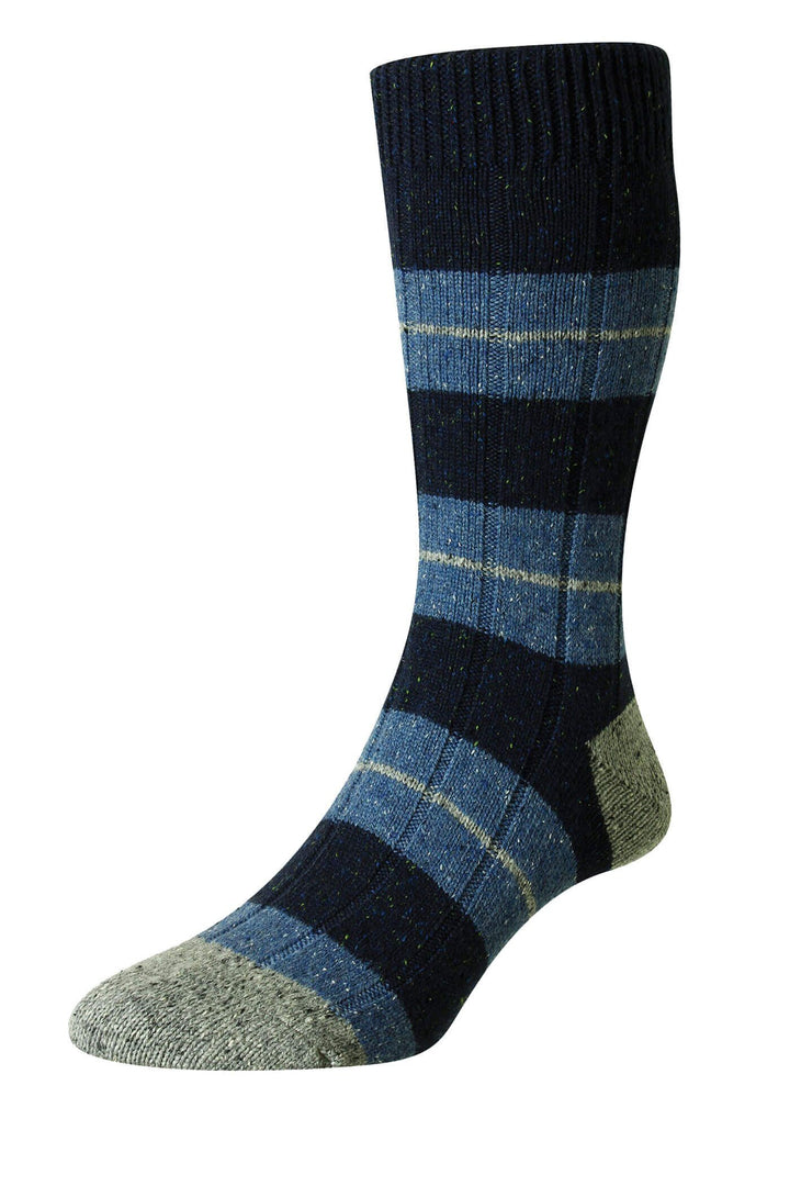 Pantherella Bayfield Striped Wool Socks