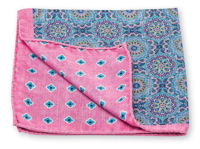 R. Hanauer Medallion Pocket Square
