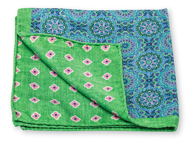 R. Hanauer Medallion Pocket Square