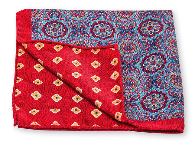 R. Hanauer Medallion Pocket Square
