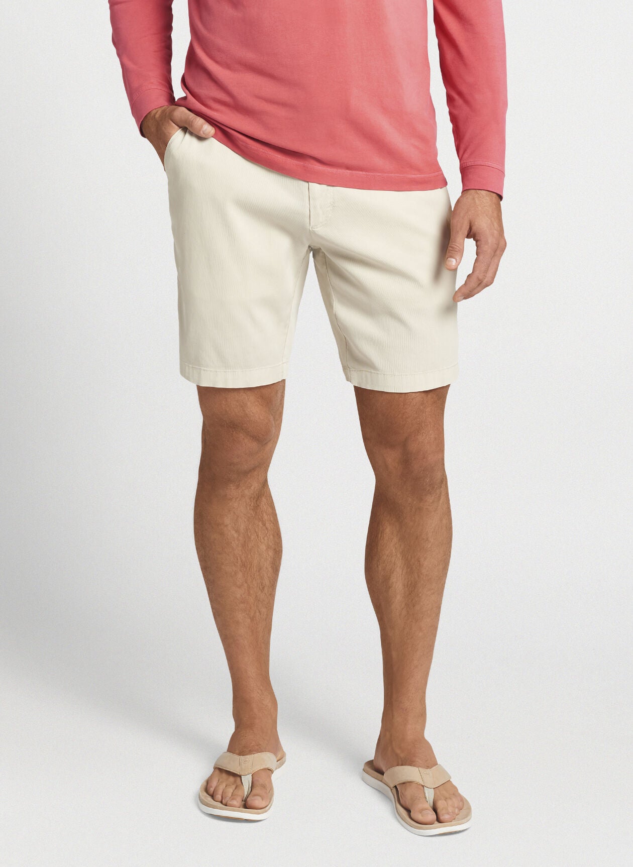 Peter Millar Bedford Cotton-Blend Short 