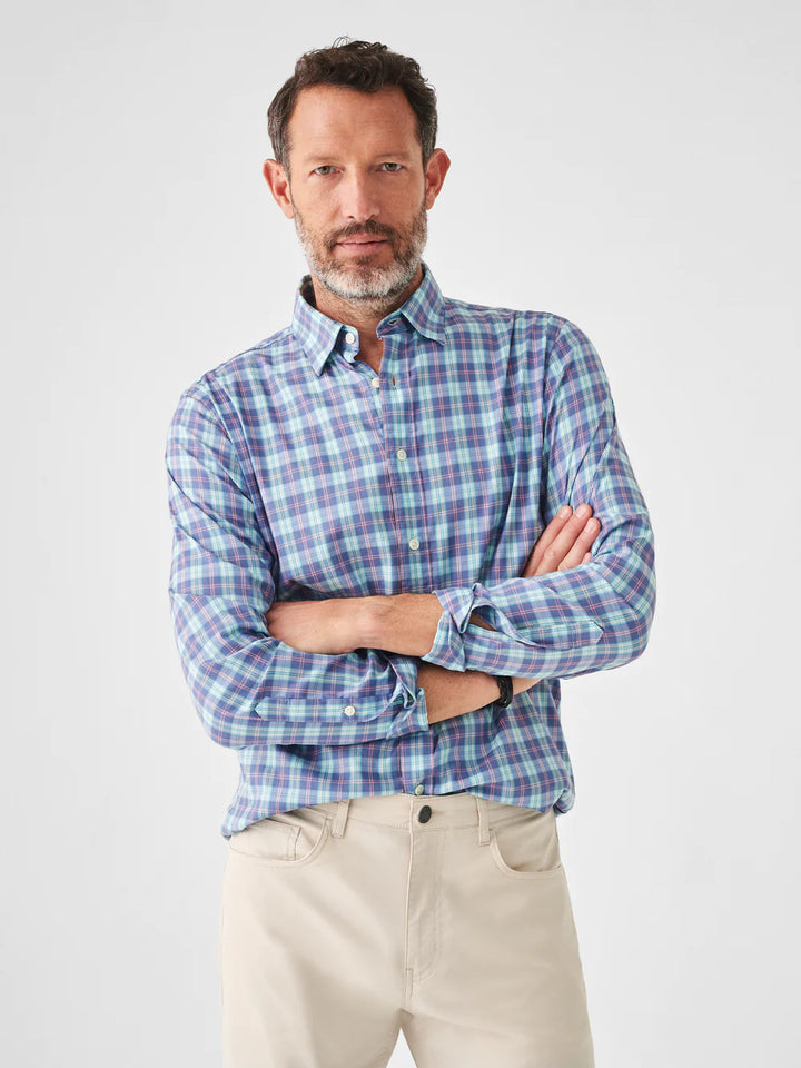 Faherty Ocean Drive Plaid Movement Shirt