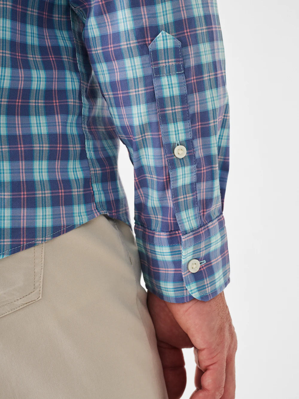 Faherty Ocean Drive Plaid Movement Shirt