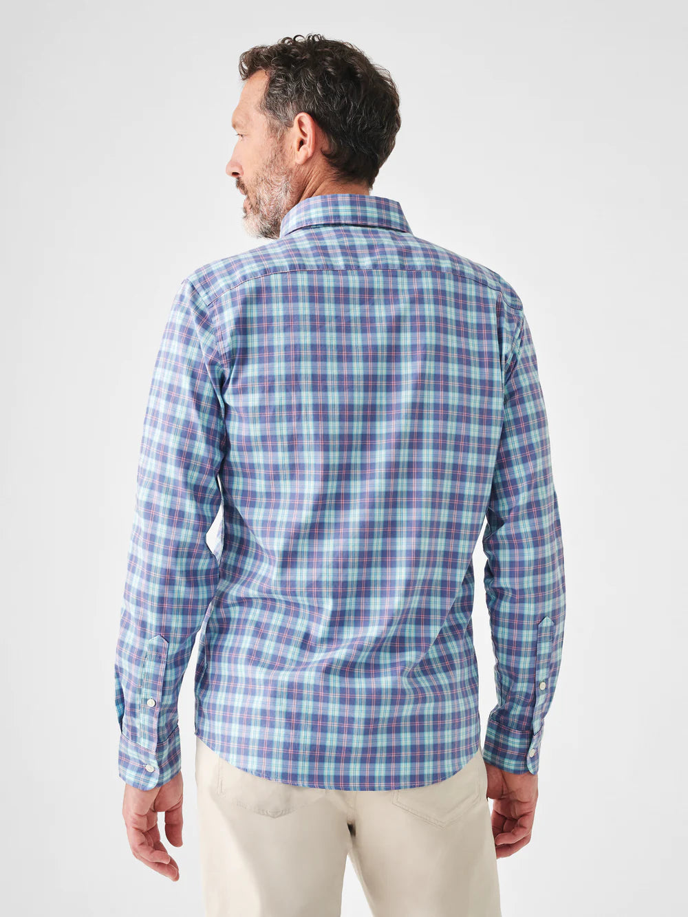 Faherty Ocean Drive Plaid Movement Shirt