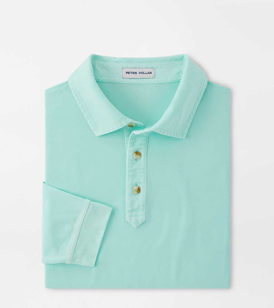 Peter Millar Lava Wash Long-Sleeve Polo