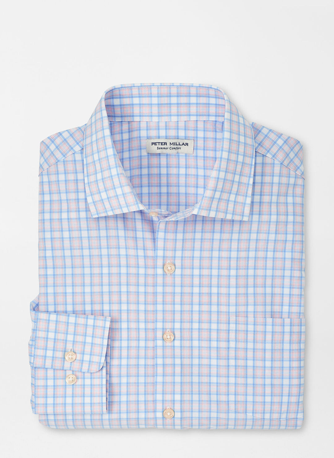 Peter Millar Lee Performance Poplin Sport Shirt