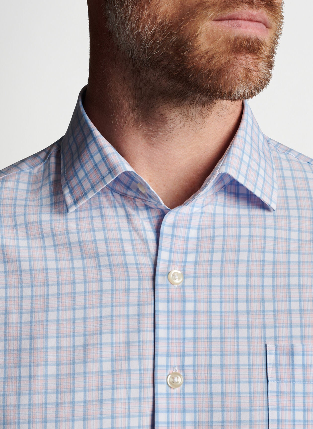 Peter Millar Lee Performance Poplin Sport Shirt