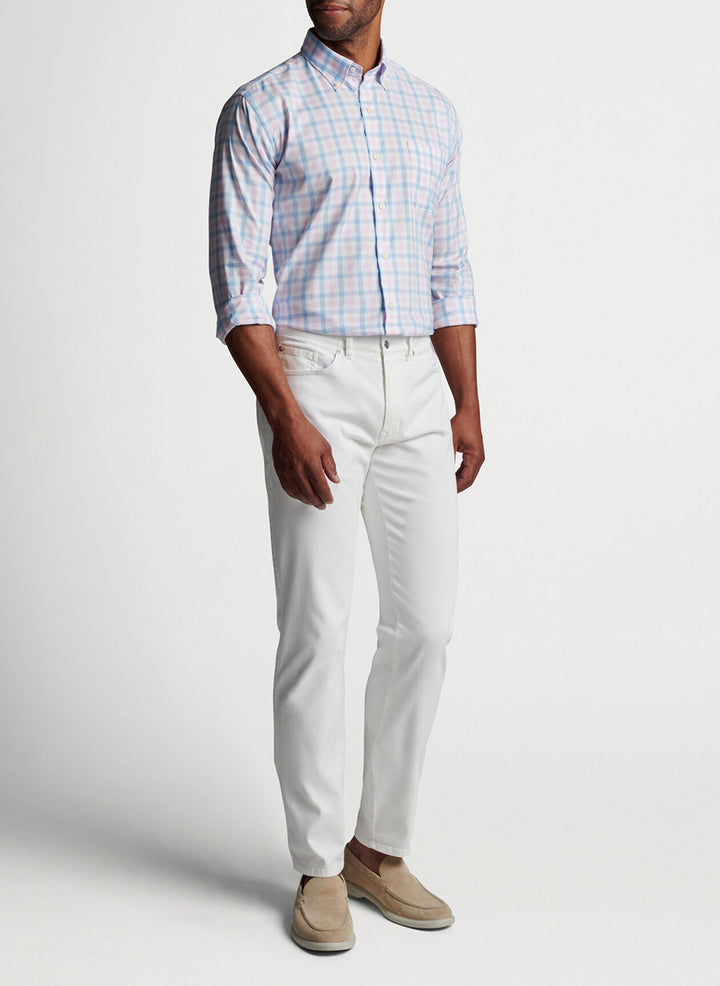 Peter Millar Mackinac Cotton-Stretch Sport Shirt