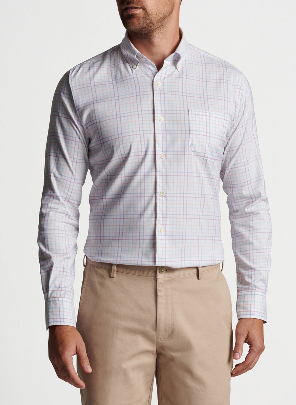 Peter Millar Rawls Cotton-Stretch Sport Shirt