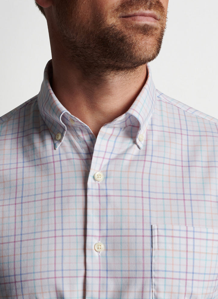 Peter Millar Rawls Cotton-Stretch Sport Shirt